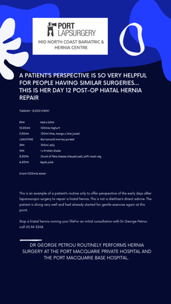 Hiatal hernia patient perspective